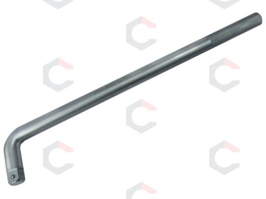 Rankena galvutėms lenkta CR-V, 1", 660 mm, "Stahlberg" (LH6018-660MM)