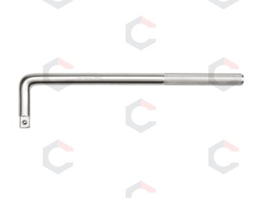 Rankena galvutėms lenkta CR-V, 3/4", 430mm ilgio (YT-1348) Rankena galvutėms lenkta CR-V, 3/4", 430mm ilgio (YT-1348)