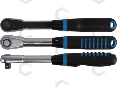 Rankena galvutėms siaura, su vienos rankos perjungimo funkcija | 6.3 mm (1/4 ") (355)