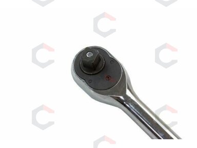 Rankena galvutėms terkšlinė ilga | 380 mm | 12.5 mm (1/2") (KR128038) Rankena galvutėms terkšlinė ilga | 380 mm | 12.5 mm (1/2") (KR128038)