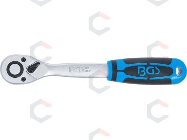 Rankena galvutėms terkšlinė | smulkūs dantukai | 12.5 mm (1/2") (620)