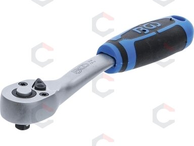 Rankena galvutėms terkšlinė | smulkūs dantukai | 6.3 mm (1/4") (318)