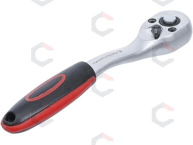Rankena galvutėms terkšlinė | smulkūs dantukai | 6.3 mm (1/4") (517)