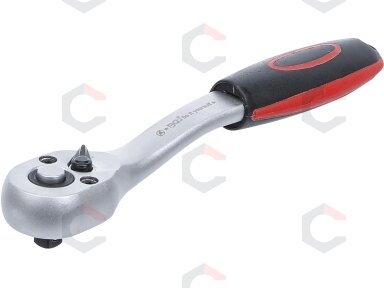 Rankena galvutėms terkšlinė | smulkūs dantukai | 6.3 mm (1/4") (517)