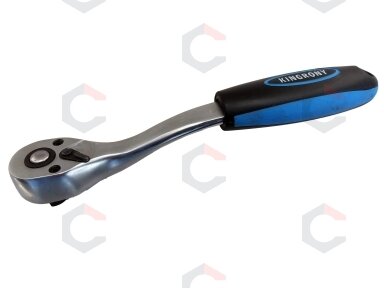 Rankena galvutėms terkšlinė | smulkūs dantukai | 6.3 mm (1/4") (KR148014E)