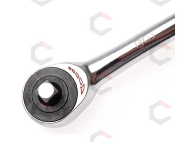 Rankena galvutėms terkšlinė | su rotacine rankena | 12.5 mm (1/2") (107)