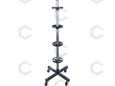 Mobilus ratų ir padangų stovas | 4 ratams | iki 225 mm | 100 kg (70979) Mobilus ratų ir padangų stovas | 4 ratams | iki 225 mm | 100 kg (70979)