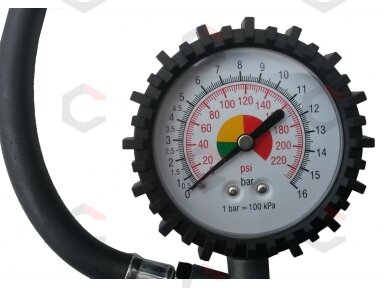 Ratų pripūtimo pistoletas su manometru | 0-16 Bar (TG-60) Ratų pripūtimo pistoletas su manometru | 0-16 Bar (TG-60)