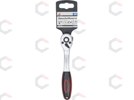 Rankena galvutėms terkšlinė | smulkūs dantukai | 6.3 mm (1/4") (517) 5 Rankena galvutėms terkšlinė | smulkūs dantukai | 6.3 mm (1/4") (517) 5