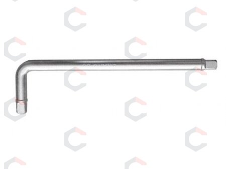 Rankena galvutėms L-tipo lenkta 3/4", 400 mm ilgio (ES-4200) Rankena galvutėms L-tipo lenkta 3/4", 400 mm ilgio (ES-4200)