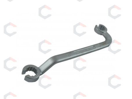 Raktas dvigubas atvirais galais | dyzeliniams vamzdeliams | 17 mm (SK8291)
