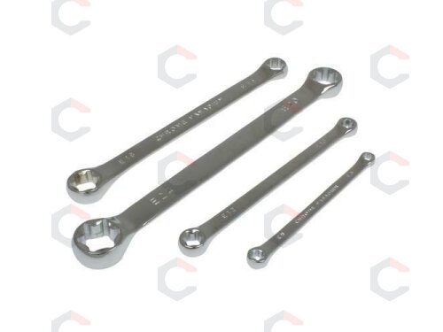 Raktų rinkinys E tipo (torx) žiedo galvutėmis | E6xE8 - E20xE24 | 4 vnt. (A39414) 2