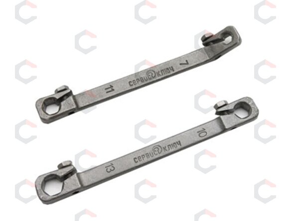 Raktas žarnelėms su varžtu 8x10mm (19001-1) Raktas žarnelėms su varžtu 8x10mm (19001-1)