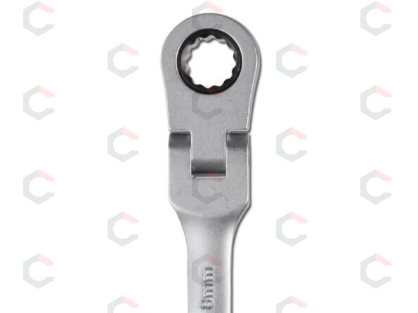 Raktas terkšlinis šarnyrinis 72 dantukų CR-V 12mm (1562) 2 Raktas terkšlinis šarnyrinis 72 dantukų CR-V 12mm (1562) 2