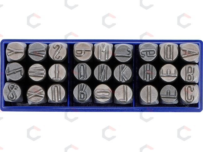 Raidžių išmušėjų rinkinys A iki Z | 10 mm (2035) 3