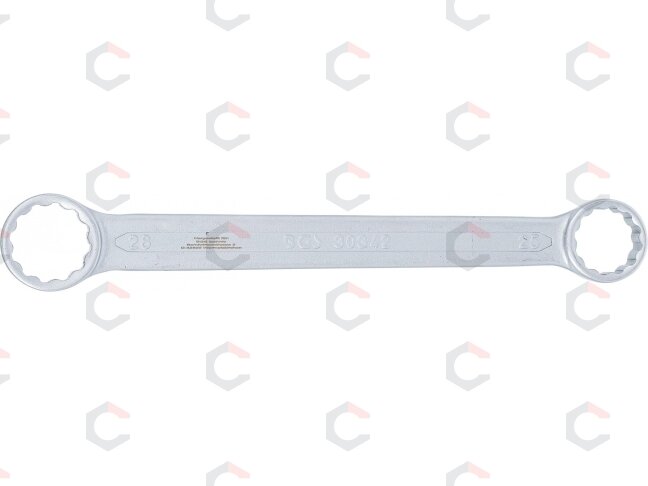 Raktas dvigubas kilpinis tiesus | 25 x 28 mm (30342) 2