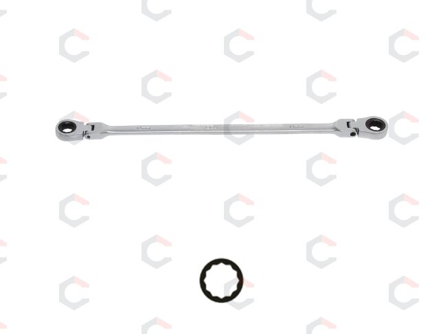 Raktas ilgas terkšlinis šarnyrinis dvipusis | 12 x 13 mm (1541-12X13) Raktas ilgas terkšlinis šarnyrinis dvipusis | 12 x 13 mm (1541-12X13)