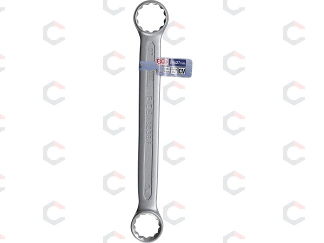 Raktas kilpinis dvipusis tiesus plokščias | 24 x 27 mm (30338) 1