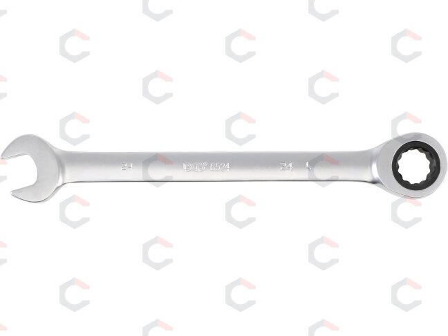 Raktas kombinuotas terkšlinis | 24 mm (6524) 4 Raktas kombinuotas terkšlinis | 24 mm (6524) 4