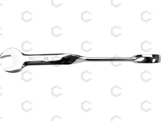 Raktas kombinuotas terkšlinis | perlenktas X | 13 mm (YT-01875) Raktas kombinuotas terkšlinis | perlenktas X | 13 mm (YT-01875)