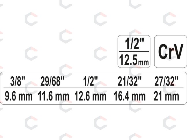 Raktas pakopinis | 12.5 mm (1/2") (YT-03317) 3