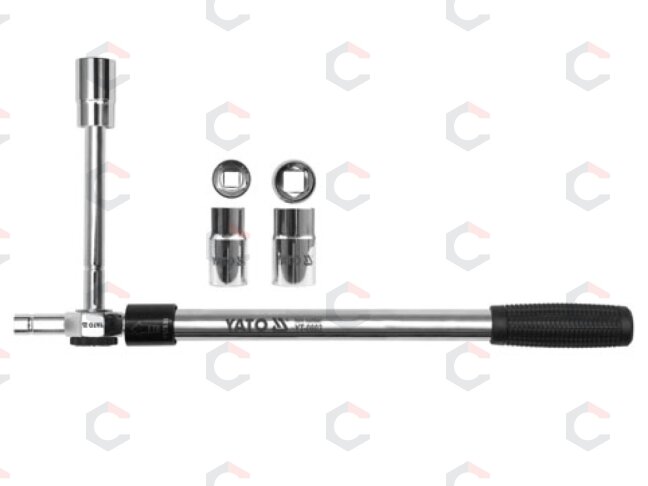 Raktas ratams ištraukiamas terkšlinis 1/2" | 17x19x21x23 mm (YT-0803) Raktas ratams ištraukiamas terkšlinis 1/2" | 17x19x21x23 mm (YT-0803)