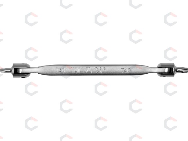 Raktas šarnyrinis dvipusis | T-Star (Torx) T30XT40 (YT-05313) 1 Raktas šarnyrinis dvipusis | T-Star (Torx) T30XT40 (YT-05313) 1
