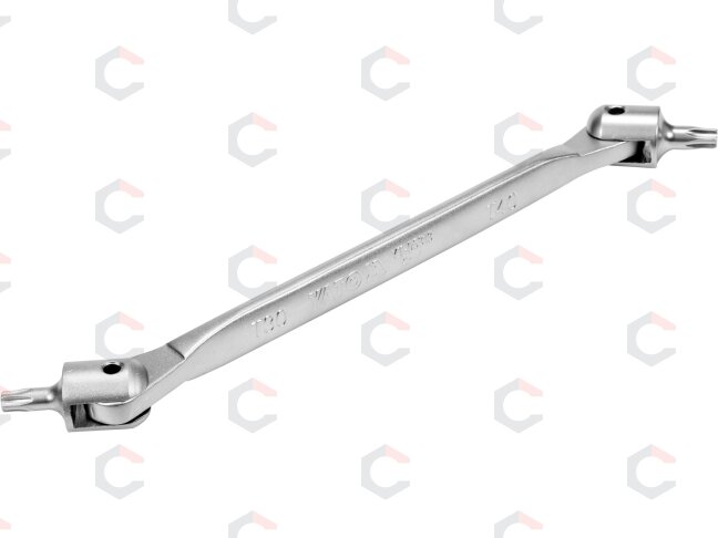 Raktas šarnyrinis dvipusis | T-Star (Torx) T30XT40 (YT-05313) Raktas šarnyrinis dvipusis | T-Star (Torx) T30XT40 (YT-05313)