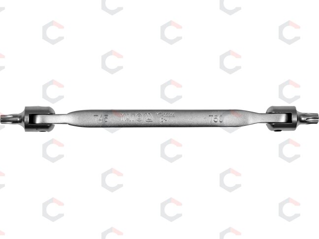 Raktas šarnyrinis dvipusis | T-Star (Torx) T45XT50 (YT-05314) 1 Raktas šarnyrinis dvipusis | T-Star (Torx) T45XT50 (YT-05314) 1