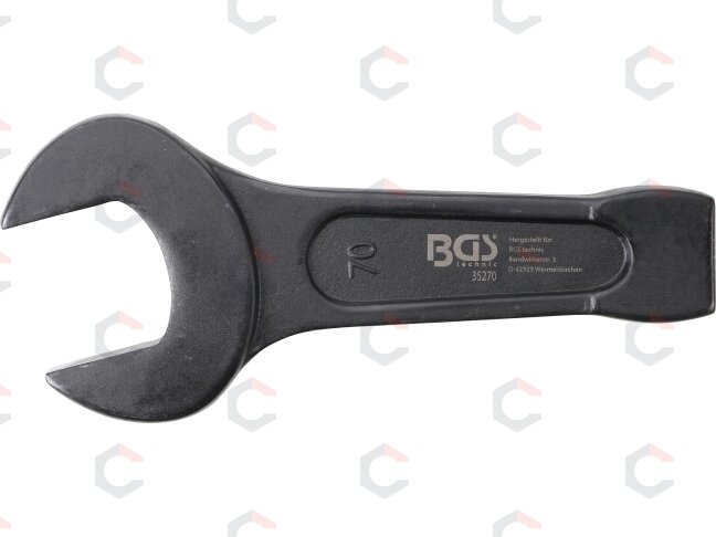 Raktas smūginis atviru galu – Heavy Duty, karštai kaltas – 70 mm (35270) Raktas smūginis atviru galu – Heavy Duty, karštai kaltas – 70 mm (35270)