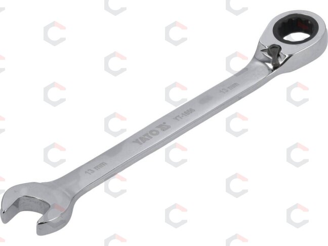 Raktas su terkšle reversinis | 13 mm (YT-1656) Raktas su terkšle reversinis | 13 mm (YT-1656)