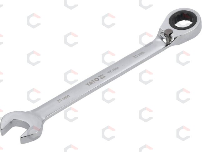 Raktas su terkšle reversinis | 21 mm (YT-1664) Raktas su terkšle reversinis | 21 mm (YT-1664)