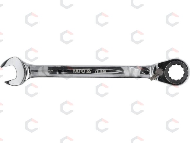 Raktas su terkšle reversinis | 26 mm (YT-1669) 2 Raktas su terkšle reversinis | 26 mm (YT-1669) 2