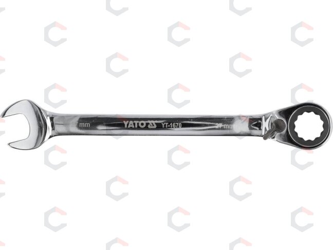 Raktas su terkšle reversinis | 27 mm (YT-1670) 2 Raktas su terkšle reversinis | 27 mm (YT-1670) 2