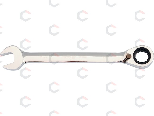 Raktas su terkšle reversinis | 8 mm (YT-1651) Raktas su terkšle reversinis | 8 mm (YT-1651)