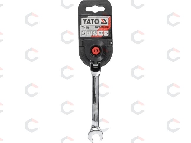 Raktas su terkšle vartoma galvute | 13 mm (YT-1679) 3 Raktas su terkšle vartoma galvute | 13 mm (YT-1679) 3