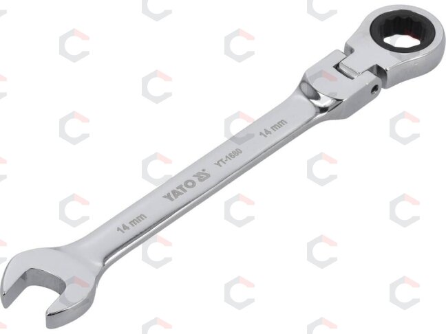 Raktas su terkšle vartoma galvute | 14 mm (YT-1680) 1 Raktas su terkšle vartoma galvute | 14 mm (YT-1680) 1