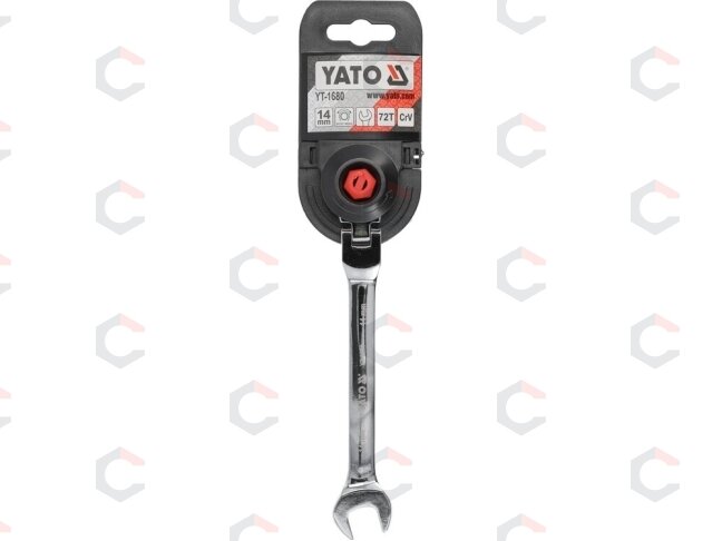 Raktas su terkšle vartoma galvute | 14 mm (YT-1680) 2 Raktas su terkšle vartoma galvute | 14 mm (YT-1680) 2