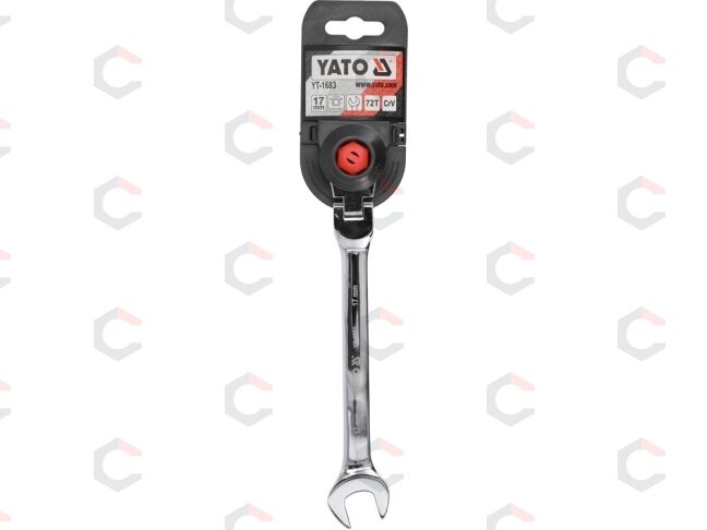 Raktas su terkšle vartoma galvute | 17 mm (YT-1683) 2 Raktas su terkšle vartoma galvute | 17 mm (YT-1683) 2