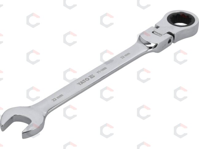Raktas su terkšle vartoma galvute | 22 mm (YT-1688) Raktas su terkšle vartoma galvute | 22 mm (YT-1688)