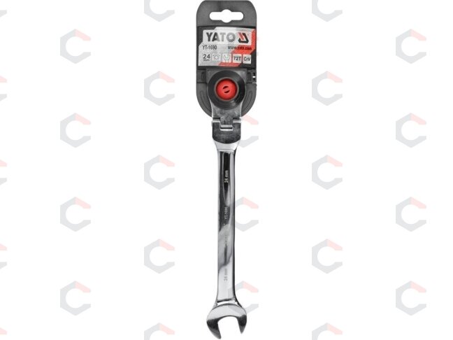 Raktas su terkšle vartoma galvute | 24 mm (YT-1690) 2 Raktas su terkšle vartoma galvute | 24 mm (YT-1690) 2
