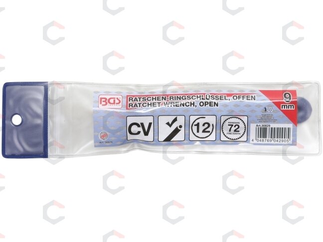 Raktas terkšlinis atviras | 9 mm (30829) 1 Raktas terkšlinis atviras | 9 mm (30829) 1