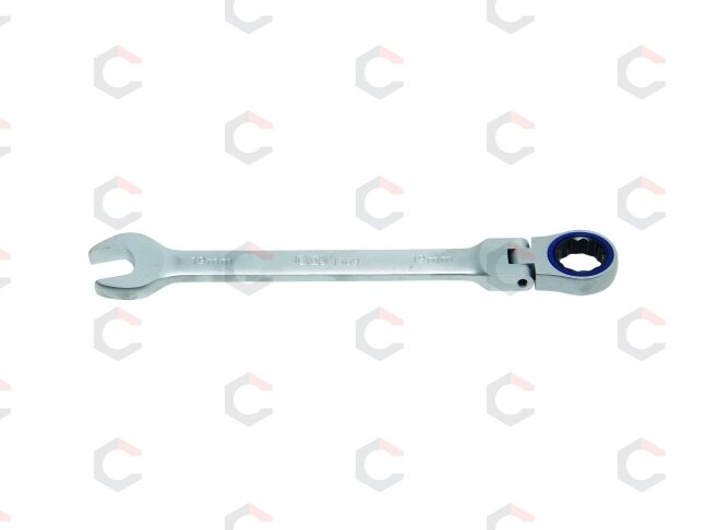 Raktas terkšlinis šarnyrinis 72 dantukų CR-V 19mm (1569) Raktas terkšlinis šarnyrinis 72 dantukų CR-V 19mm (1569)
