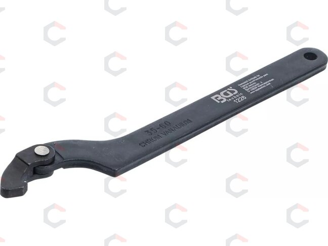 Raktas užmetamas, reguliuojamas dydis, specialus plienas | 35-60 mm (1226) Raktas užmetamas, reguliuojamas dydis, specialus plienas | 35-60 mm (1226)