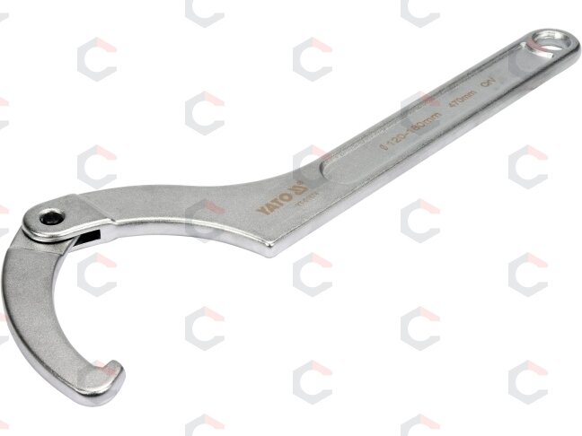 Raktas užmetamas šarnyrinis Cr-V, 120-180 mm (YT-01674)