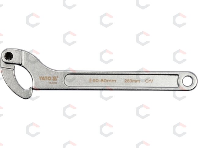 Raktas užmetamas šarnyrinis Cr-V, 50-80 mm (YT-01672) 1