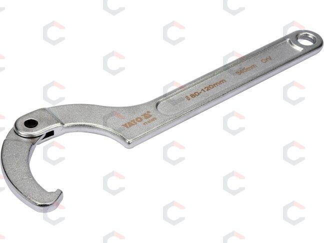 Raktas užmetamas šarnyrinis Cr-V, 80-120 mm (YT-01673) Raktas užmetamas šarnyrinis Cr-V, 80-120 mm (YT-01673)