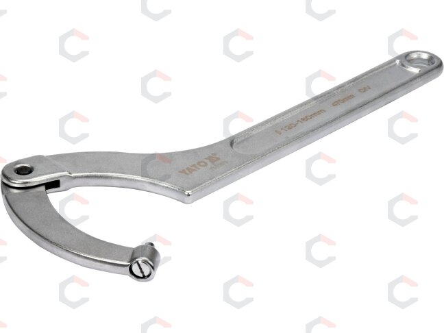Raktas užmetamas su varžtu Cr-V, 120-180 mm (YT-01679) Raktas užmetamas su varžtu Cr-V, 120-180 mm (YT-01679)