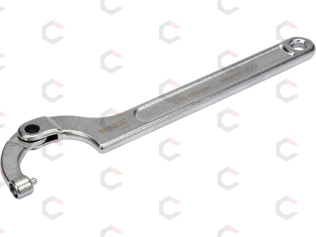 Raktas užmetamas su varžtu Cr-V, 50-80 mm (YT-01677) Raktas užmetamas su varžtu Cr-V, 50-80 mm (YT-01677)