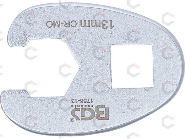 Raktas "varnos koja" | 10 mm (3/8") | 13 mm (1756-13) 1 Raktas "varnos koja" | 10 mm (3/8") | 13 mm (1756-13) 1